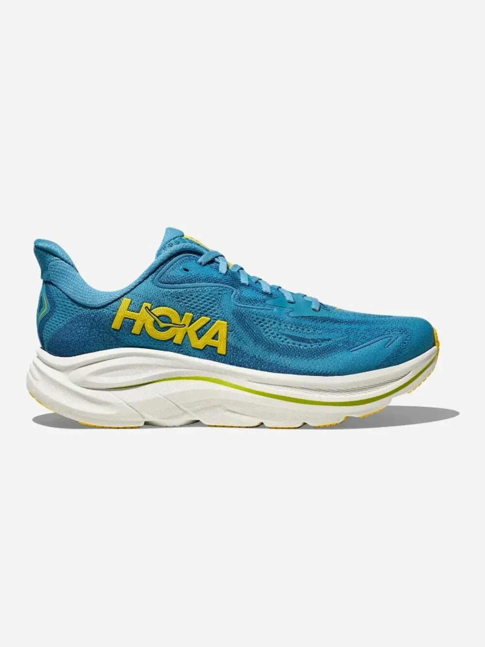 Hoka One One Men's Alipne Blue Foggy Night Clifton 10 Running Shoes Size 9D